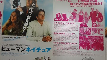 ヒューマン・ネイチュア (2002) 映画チラシ ミシェル・ゴンドリー監督 パトリシア・アークエット リス・エヴァンス ティム・ロビンス