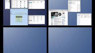 OS 10.5 Leopard Spaces + Exposé