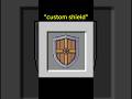 How to creating a custom shield 🛡️#minecraft#minecraftshorts#mcpe