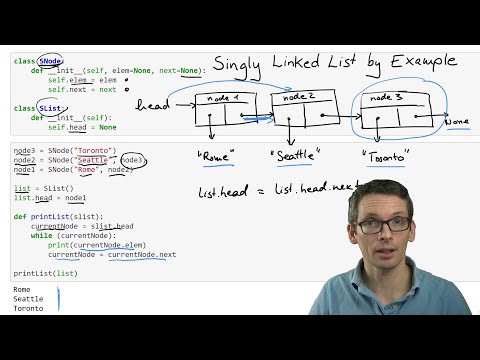 Whiteboard: Basic Singly Linked List Example