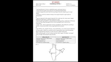 SSLC Social Science FA 1 question paper with key answer 2023 24 | 10th class FA 1 question papers