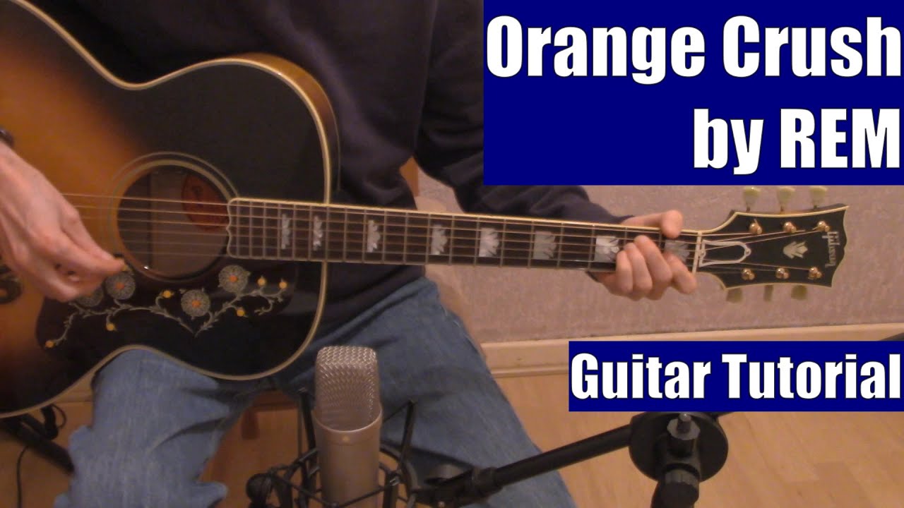 Orange Crush by REM (Guitar Tutorial with the Isolated Vocal Track by REM)