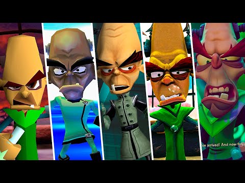 Evolution of Nitrus Brio in Crash Bandicoot Games