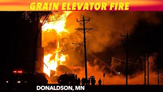 UPDATE: Grain Elevator Fire In Donaldson, Minnesota