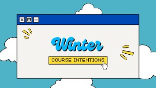 GCM TMU - Completing Winter Course Intentions