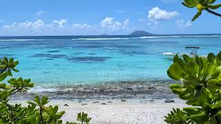 Île plate. Île Maurice. Mauritius.