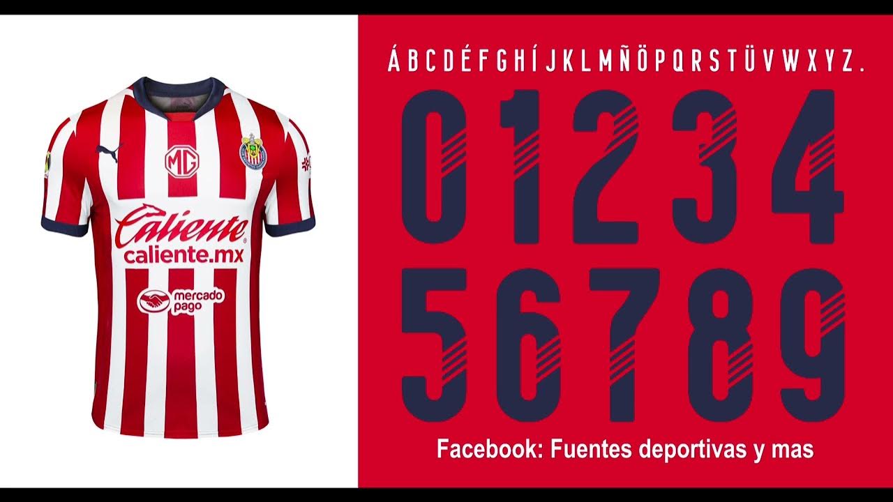 Tipografia Chivas Guadalajara 2025 2025 free download Chivas de