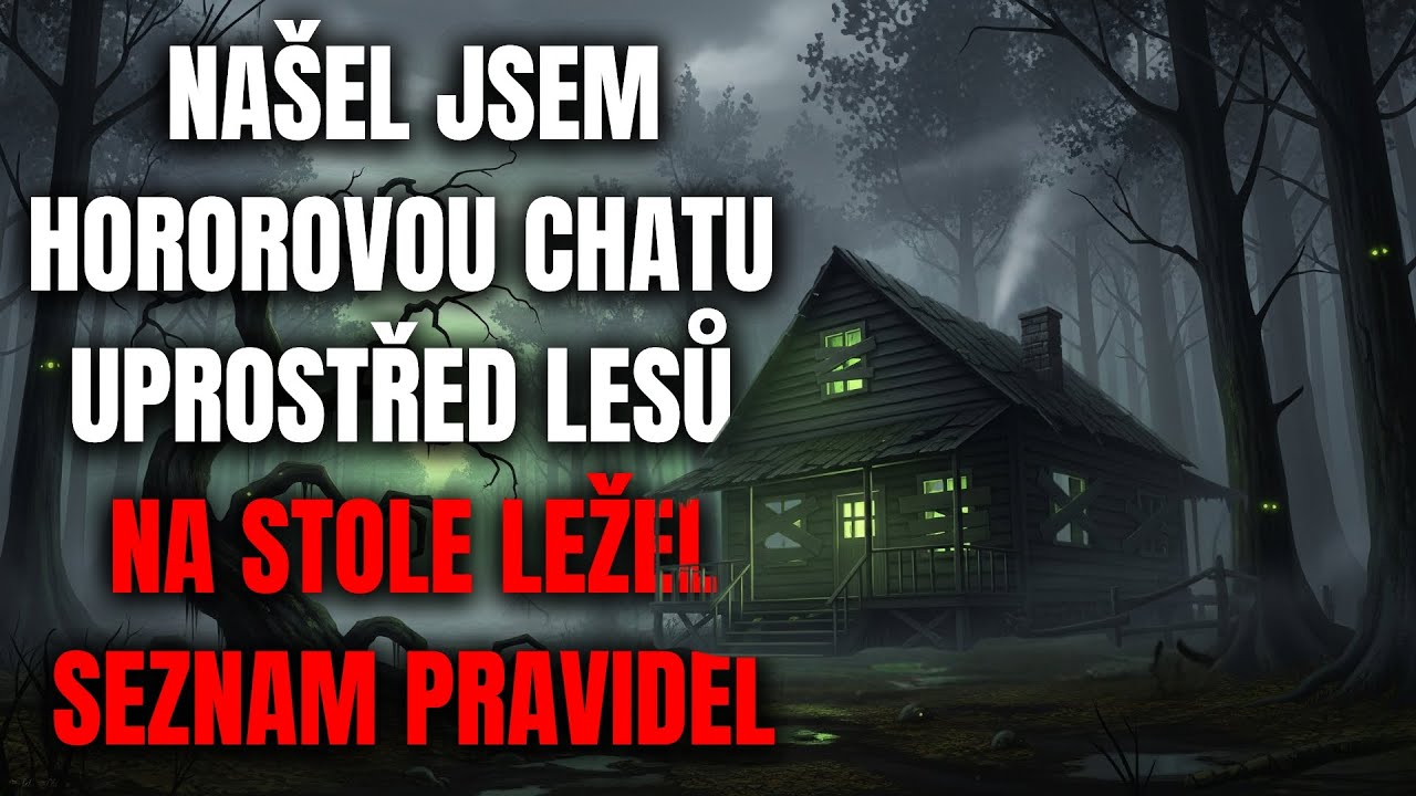 NAŠEL JSEM HOROROVOU CHATU UPROSTŘED LESŮ NA STOLE LEŽEL SEZNAM PRAVIDEL - Creepypasta CZ