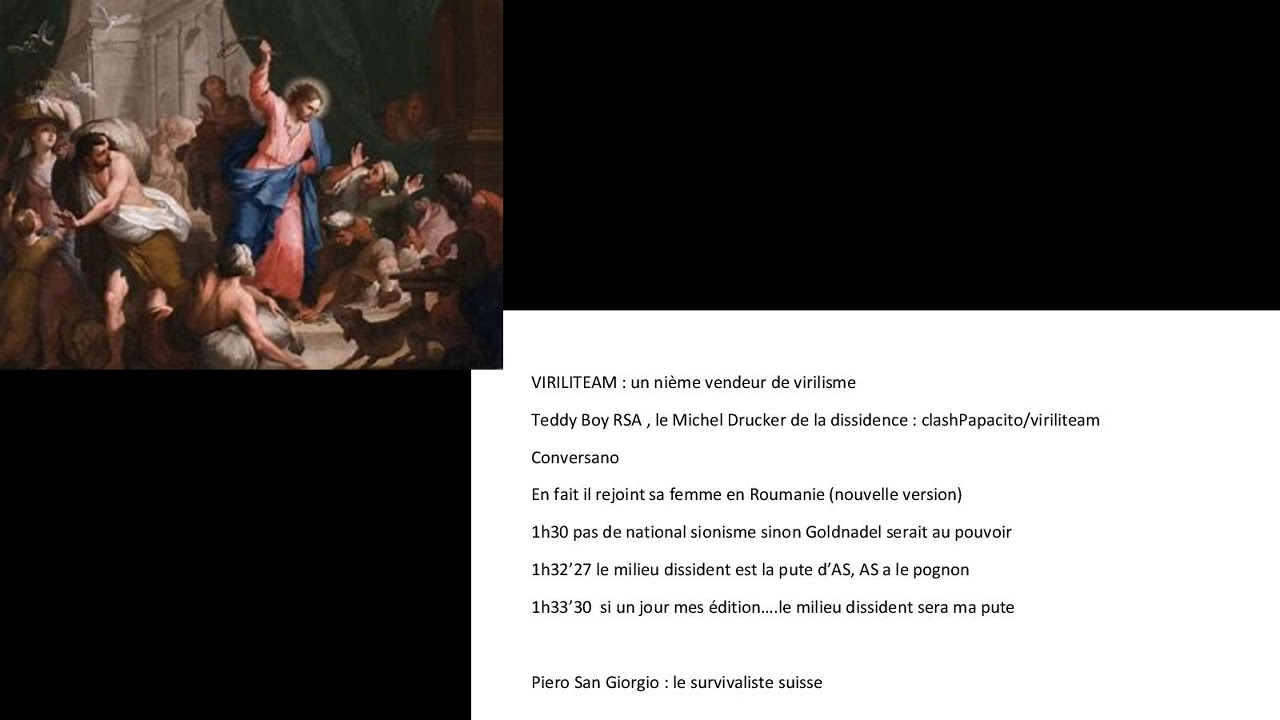 A votre bon coeur: Viriliteam, Teddy Boy RSA, Papacito, Conversano ...
