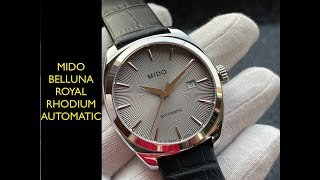 Mido Belluna Royal Automatic Rhodium M024.507.16.071.00 Watch | Review Valjoux Relogios