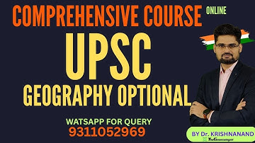 Best teacher for geography optional-thegeoecologist