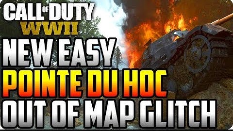 WWII Multiplayer Glitches New Easy Pointe Du Hoc Out Of Map Glitch - WW2 Glitches