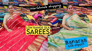 Soft Banarasi Silk Saree, बनारसी साड़ी सस्ते में, Low To High Range / Pure Banarasi Silk screenshot 1