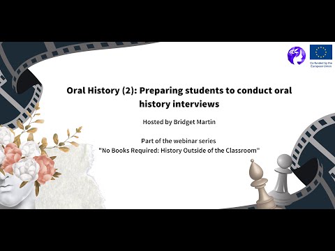 Oral History (2)_Preparing students to conduct oral history interviews