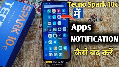 How To Turn OFF Notification in Tecno Spark 10c | Tecno Spark 10c में Notification बन्द कैसे करें