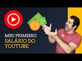Meu primeiro pagamento do YouTube!