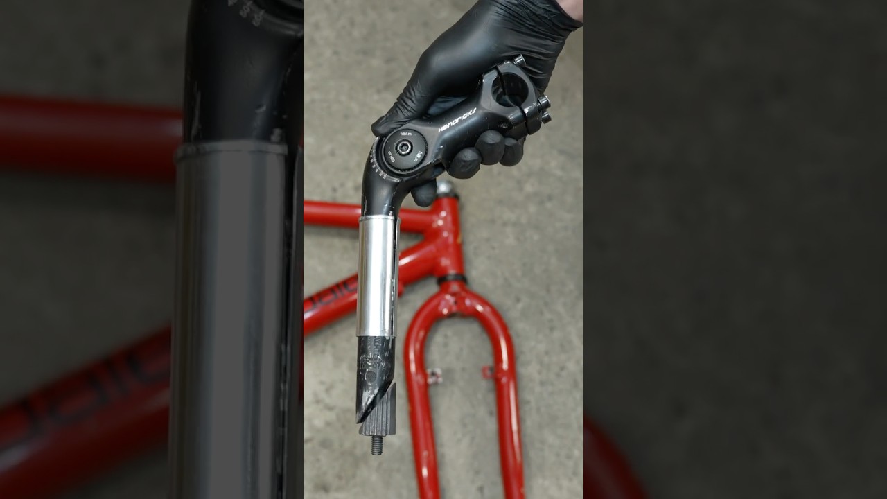 Quill stem in an oversized headset? Handled