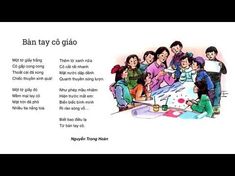 Video Bài thơ: Bàn tay cô giáo (Tiếng Việt lớp 3, tập 2) - youtube