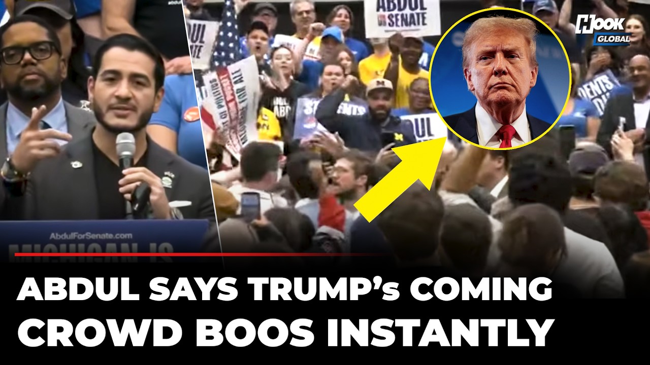 Abdul El-Sayed Says Trump Is Coming to Michigan, Crowd Immediately Erupts in Boos