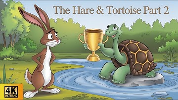 The Hare & The Tortoise Story Part 2 | Kids | Moral stories | Animals | Cartoon | Animal Stories |