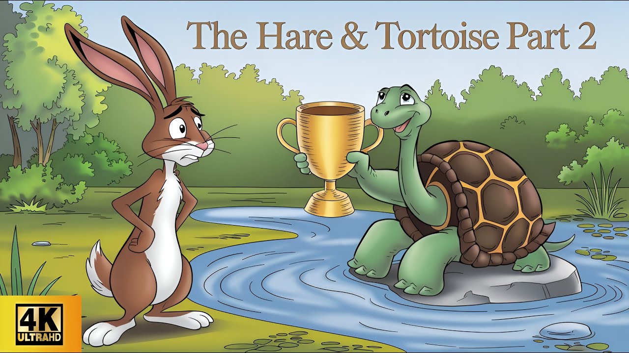 The Hare & The Tortoise Story Part 2 | Kids | Moral stories | Animals | Cartoon | Animal Stories |