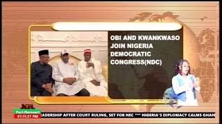 PETER OBI AND RABIU KWANKWASO FORMALLY DEFECT TO THE NIGERIA DEMOCRATIC CONGRESS (NDC):TAKE A LISTEN