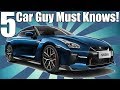 5 Things Car Guys MUST Know!