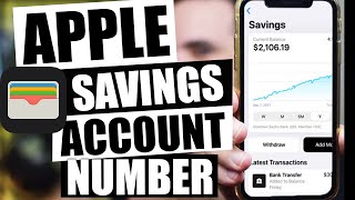 How to Find Your Apple Savings Account &amp; Routing Number