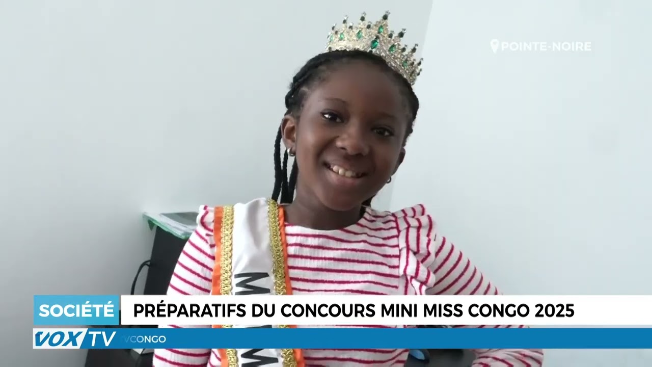 Les préparatifs du concours Mini Miss Congo 2025 vont bon train