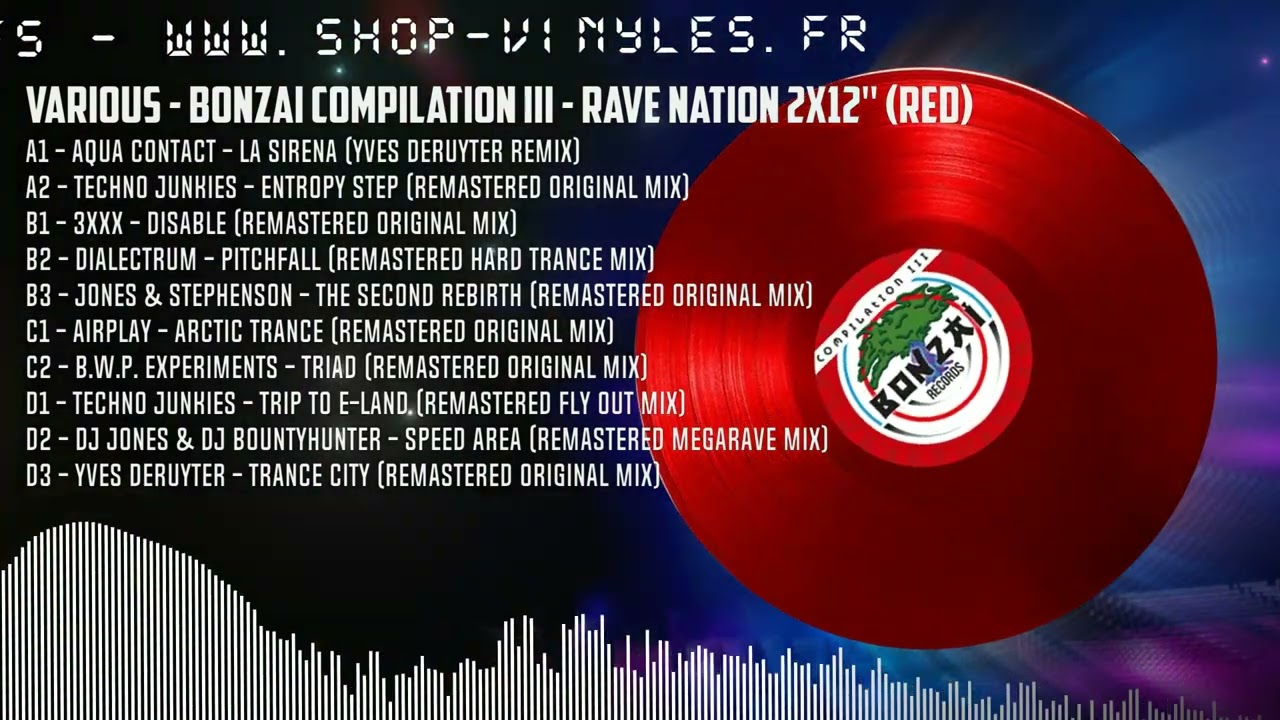 Various - BONZAI COMPILATION III - RAVE NATION 2x12'' (RED) - YouTube