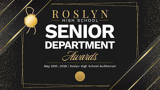 May 20, 2026 Roslyn Senior Department Awards