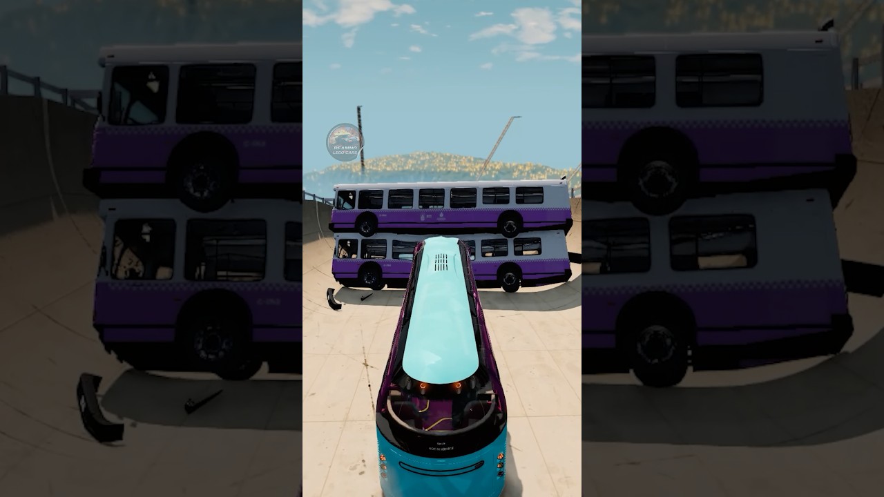 Fire truck and Capsul vs Steep Road 