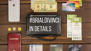 #Мужской #клатч #мягкой формы с двумя внешними #карманами BRIALDI Vinci от производителя