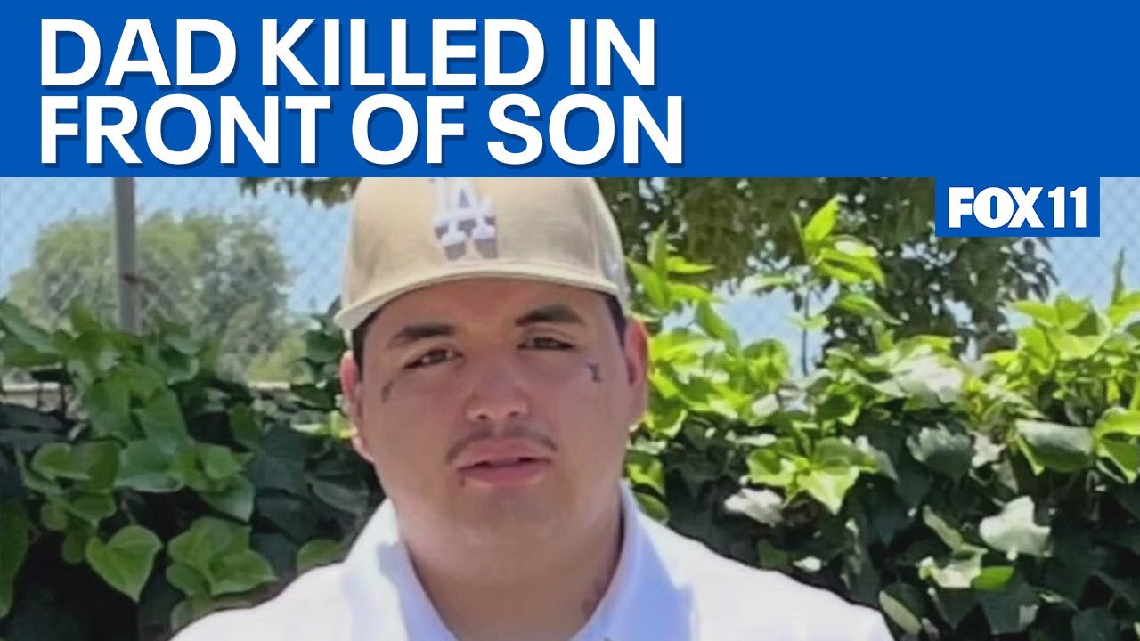 California dad stabbed to death in front of son | FOX 11 LA - YouTube