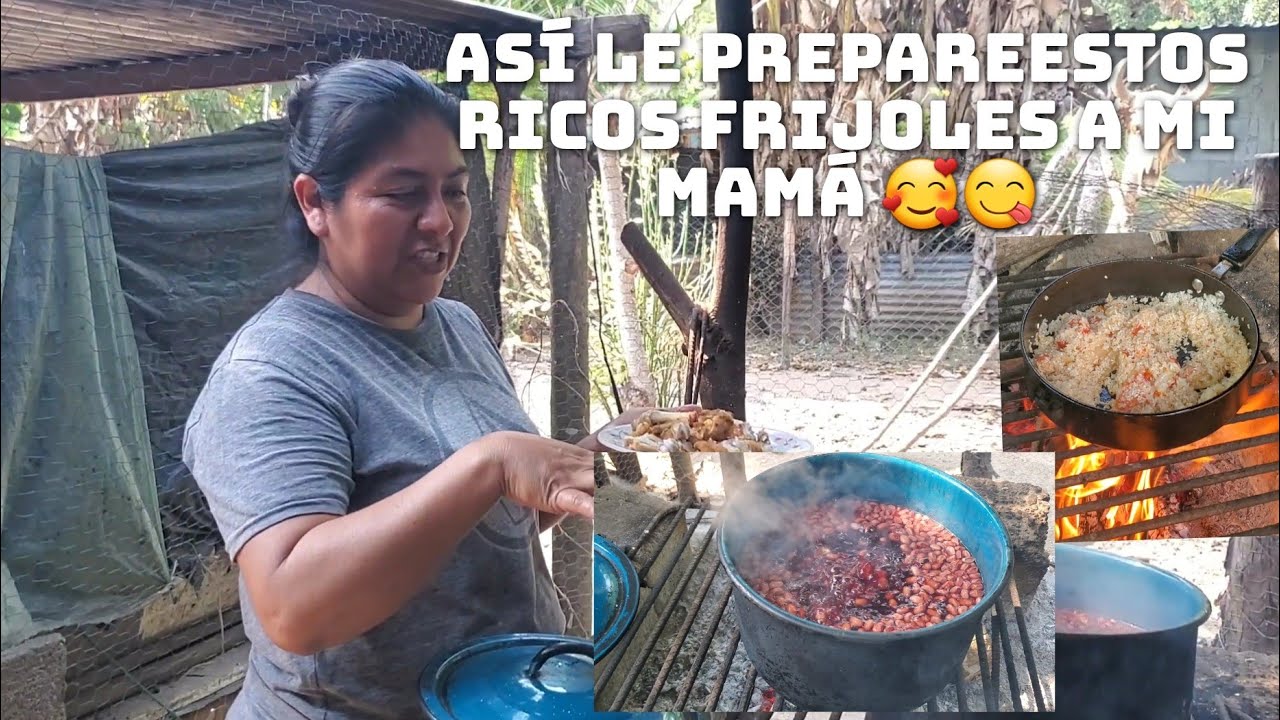 Con Una RicA Sopa De Arroz Y Pichitos De Marrano En Los Frijoles 🤤 😋Deliciosos😋