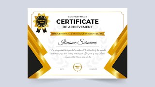 Certificate Template Design Free Download | University Certificate Template Vector Certificate Template Design Free Download | University Certificate Template Vector