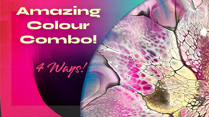 #271 Killer Colour Combo, 4 Ways! Bloom Technique/ pour painting!