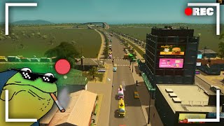 A Normal City that Ultimately Devolved into a Kafkaesque Dystopia in Cities Skylines