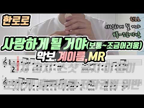 Landing in Love (Recorder Sheet(Easy Ver.)) - HANRORO