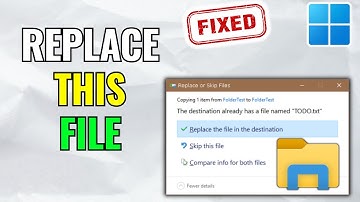 How to Replace or Overwrite Files in Windows 11 | File Conflict & Copy Tips (2025)