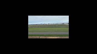 Qlink Q400 takeoff