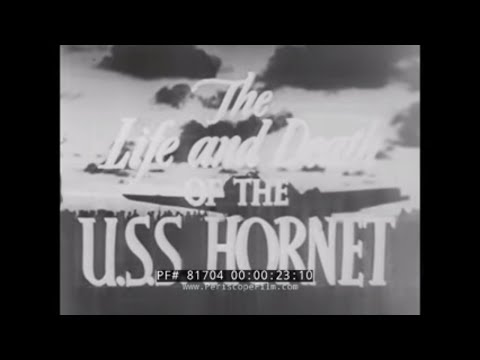 "THE LIFE AND DEATH OF USS HORNET"  CV-8  YORKTOWN CLASS AIRCRAFT CARRIER @ BATTLE OF MIDWAY  81704