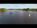 BERLIN | Rummelsberger Bucht, Ostkreuz, Wasserturm, Modersohn Brücke | 4K Hyperlapse Drone