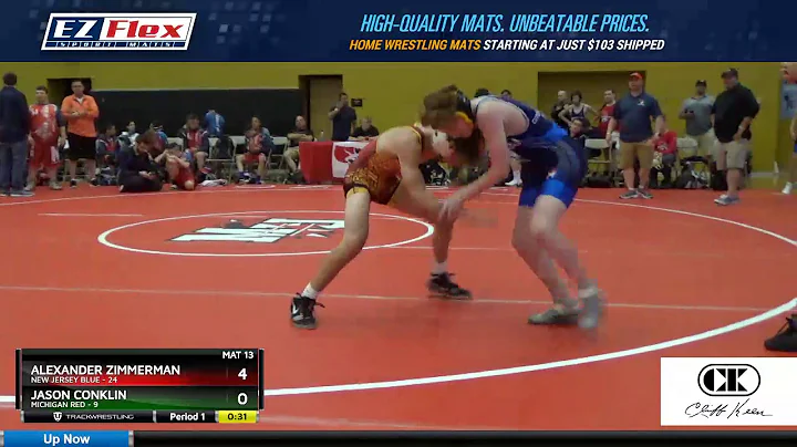 Mat 13 114 Alexander Zimmerman New Jersey Blue Vs ...