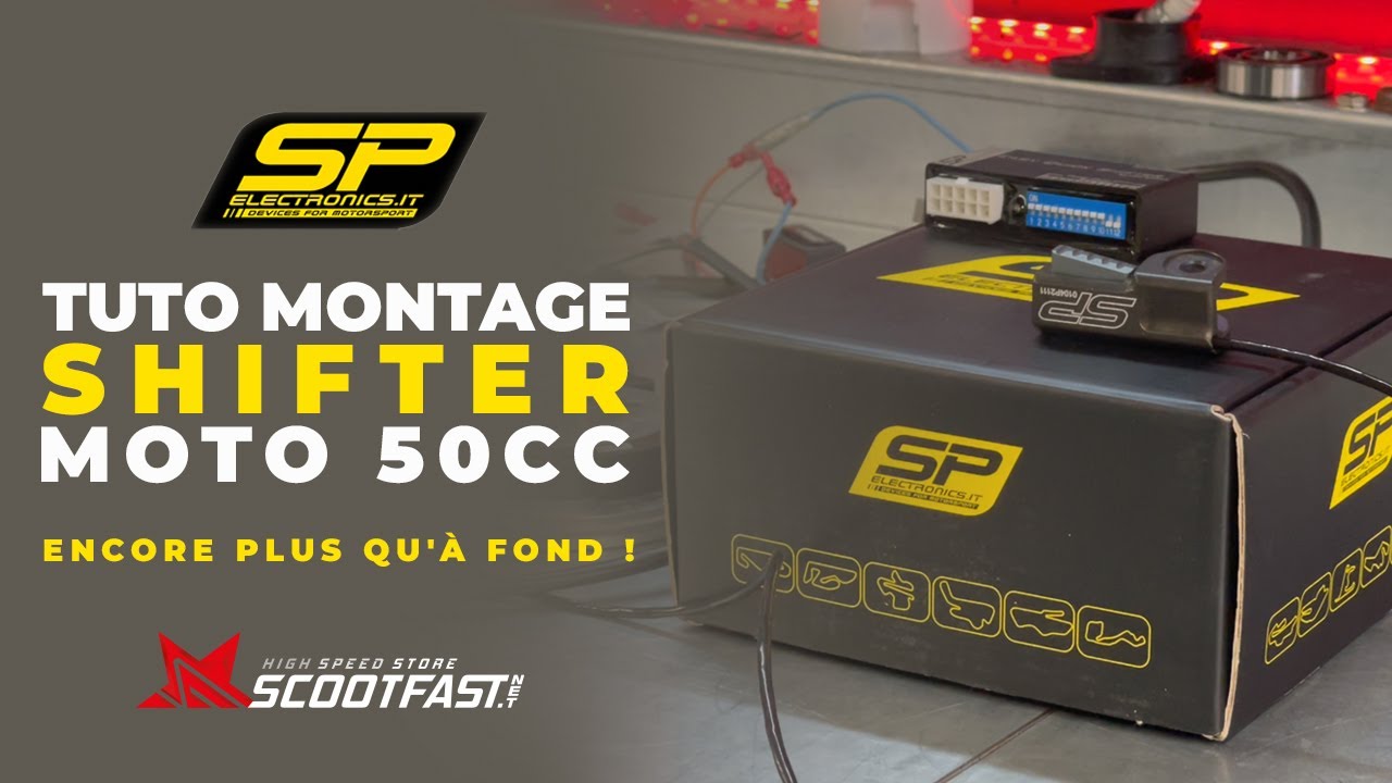 TUTO shifter moto 50cc SP Electronics Branchement sur Rieju, Fantic