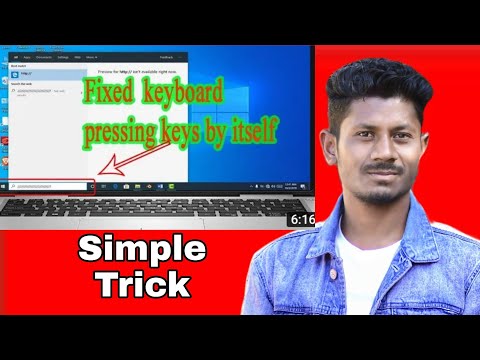How To Fix Auto Pressing Key In Laptop Keyboard  Single Key Disable
