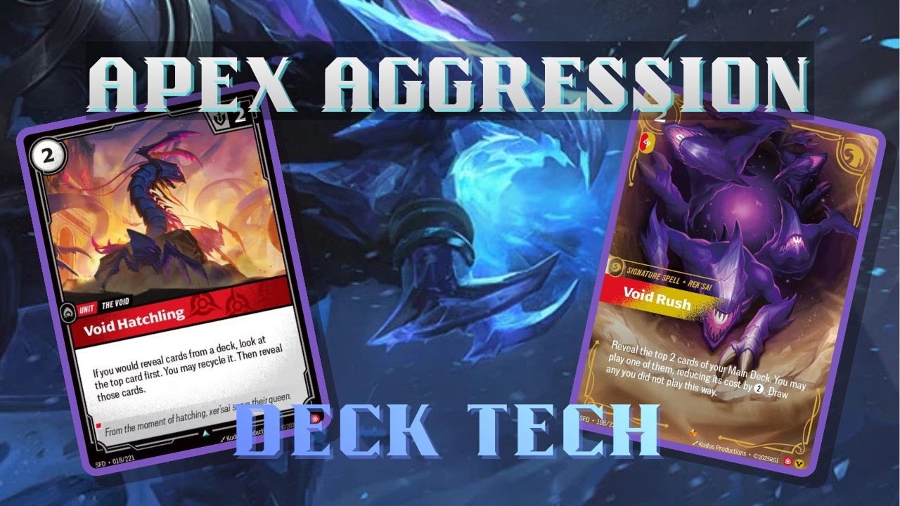 Apex Aggression | Reksai Riftbound $60 Budget Deck Tech - YouTube