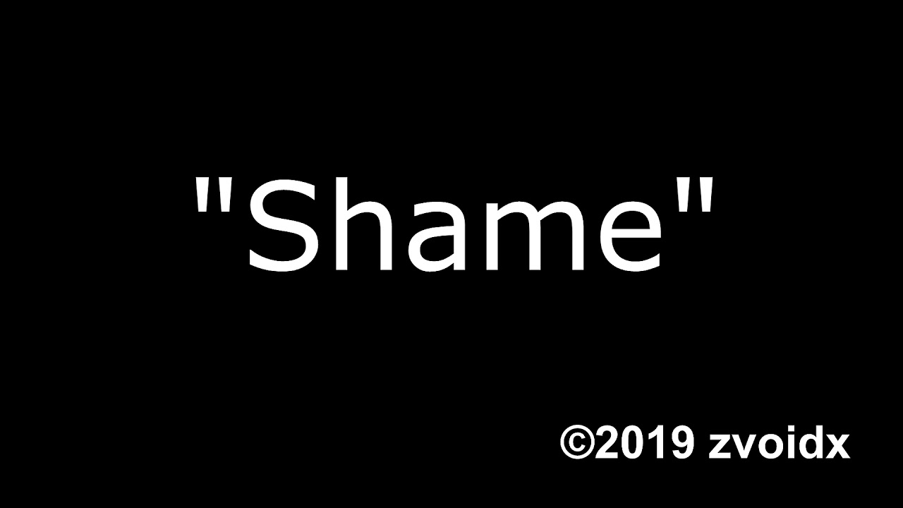 Shame (original song/audio) - YouTube