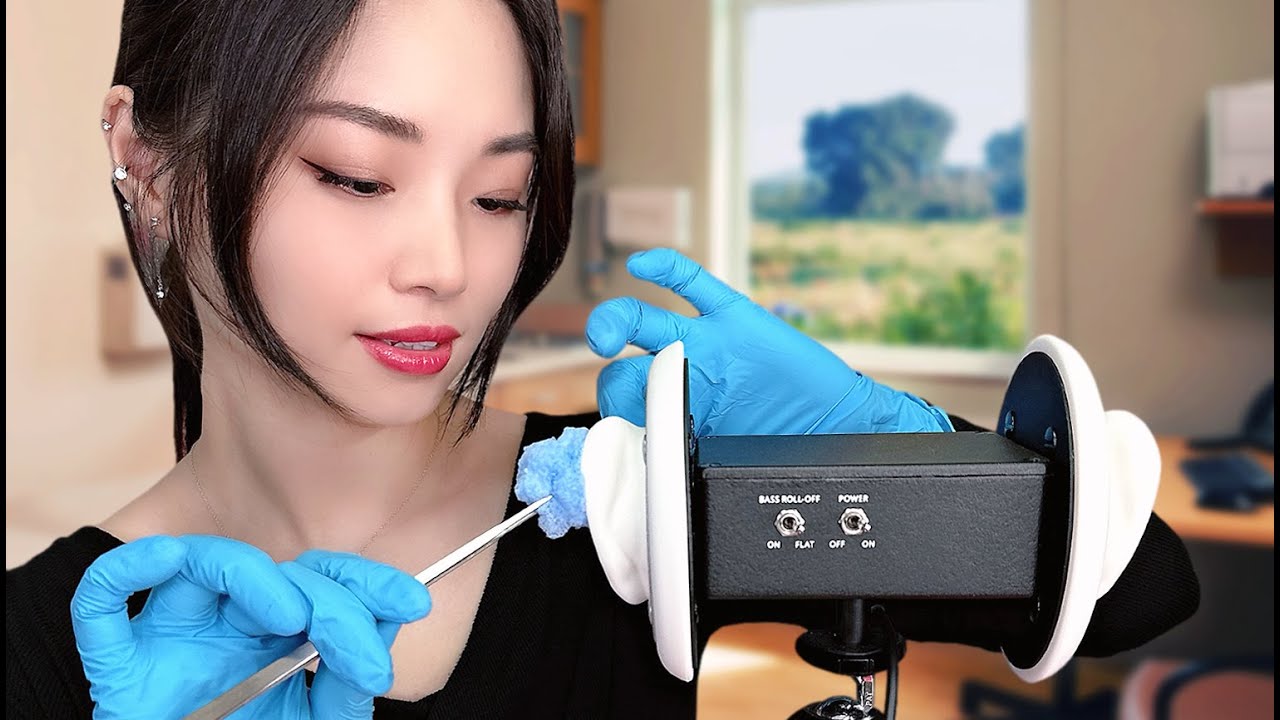 [ASMR] School Nurse Ear Check and Cleaning