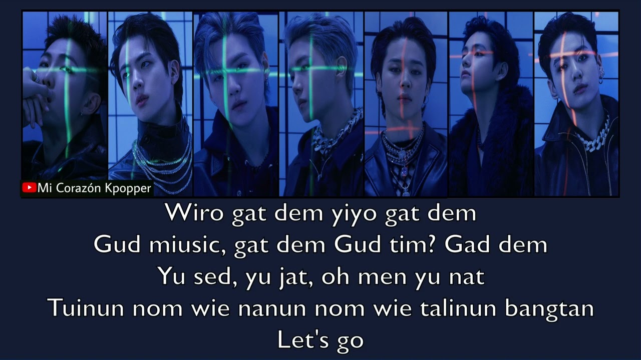 BTS - RUN BTS (LETRA FÁCIL / FÁCIL PRONUNCIACIÓN)